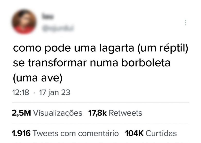 Imagina um Biólogo lendo isso kkkk