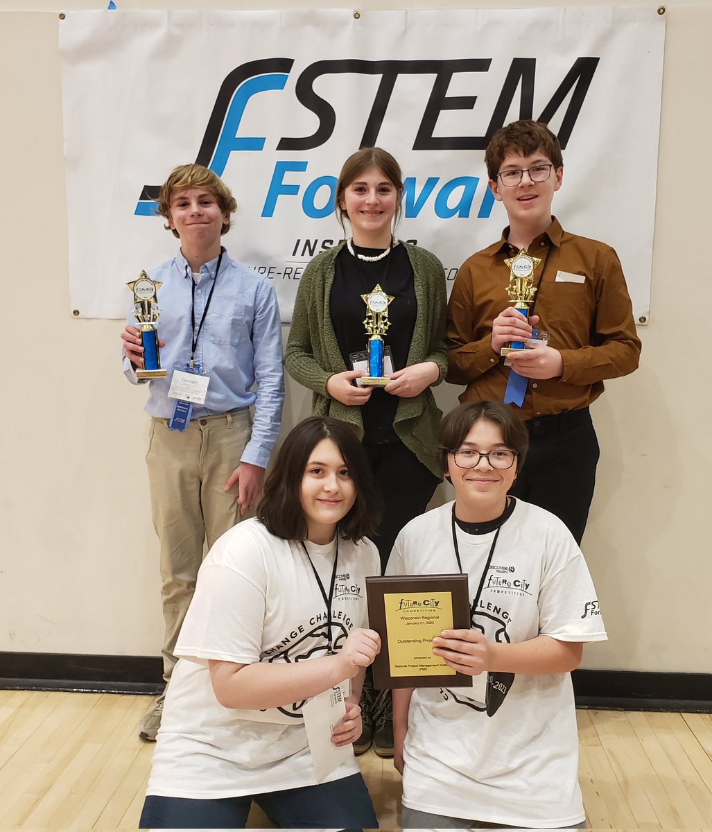 hartleytek's tweet photo. Wheatland's @WCSWarhawks Team Apollo wins the Special Award for "Outstanding Project Plan" at the @STEMForward Future City competition today!
All of our students had a great day and I am so proud of how they rose to the challenge. #wcsflight #flight2future https://t.co/DUSS2azo7U
