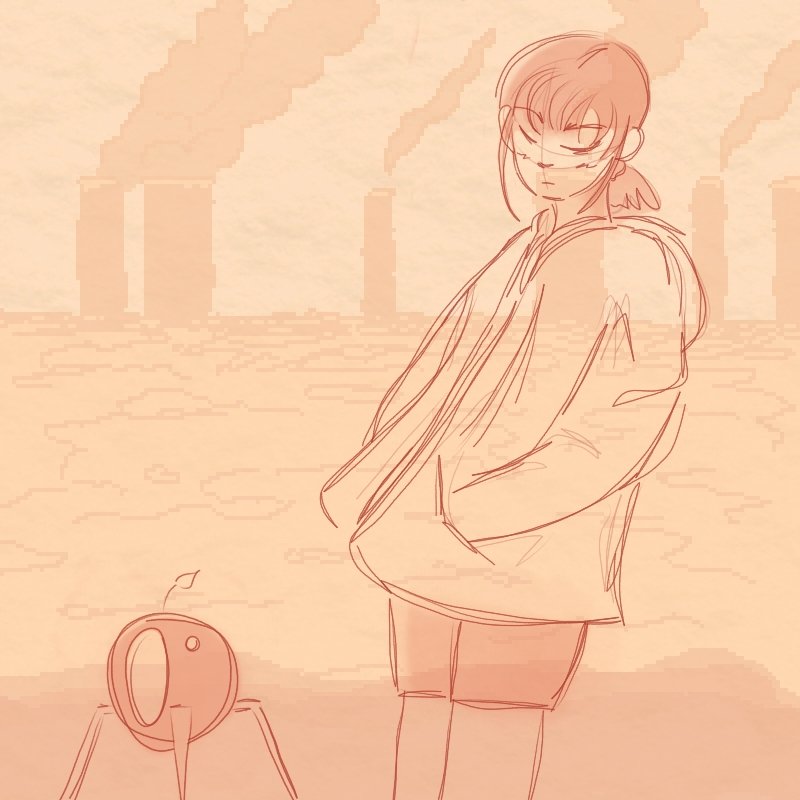 kelsooup's tweet photo. Rubi at the powerplant with her robo friend, Gizmo 💫

I tried to do a more croquis style w a pixelart background. lemme know what you think

#art #artist #artistsontwitter #digitalart #croquis #pixelart #painting #ocart #originalcharacter #MyOc https://t.co/lYJ8l8W3yt