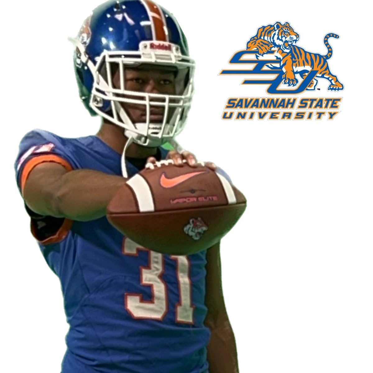 CalhounJalil's tweet photo. #AGTG After yet another great visit at @savannahstate and conversation with @CoachTrist I am blessed to receive an Official Offer from @SavannahStateFB . #𝙃𝘼𝙄𝙇𝙎𝙎𝙐 | #𝙎𝙎𝙐 @CoachPinkston24 @aekelton @BethesdaBlazers @AntwainTurner @CoachJWellsNCSA @JaudonSports https://t.co/ymfHIuCJAv