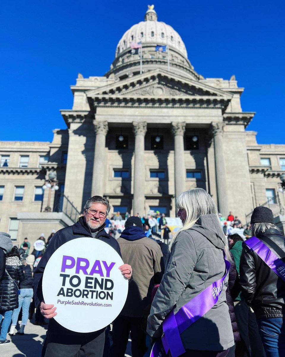 IdahoGOP's tweet image. Wow, a beautiful #MarchforLife and rally for the unborn today at the Capitol in Boise. Idaho’s citizens are committed to an Idaho free of the evil of abortion. Thank you for standing together with us for the unborn.  #prolife #prolifegeneration