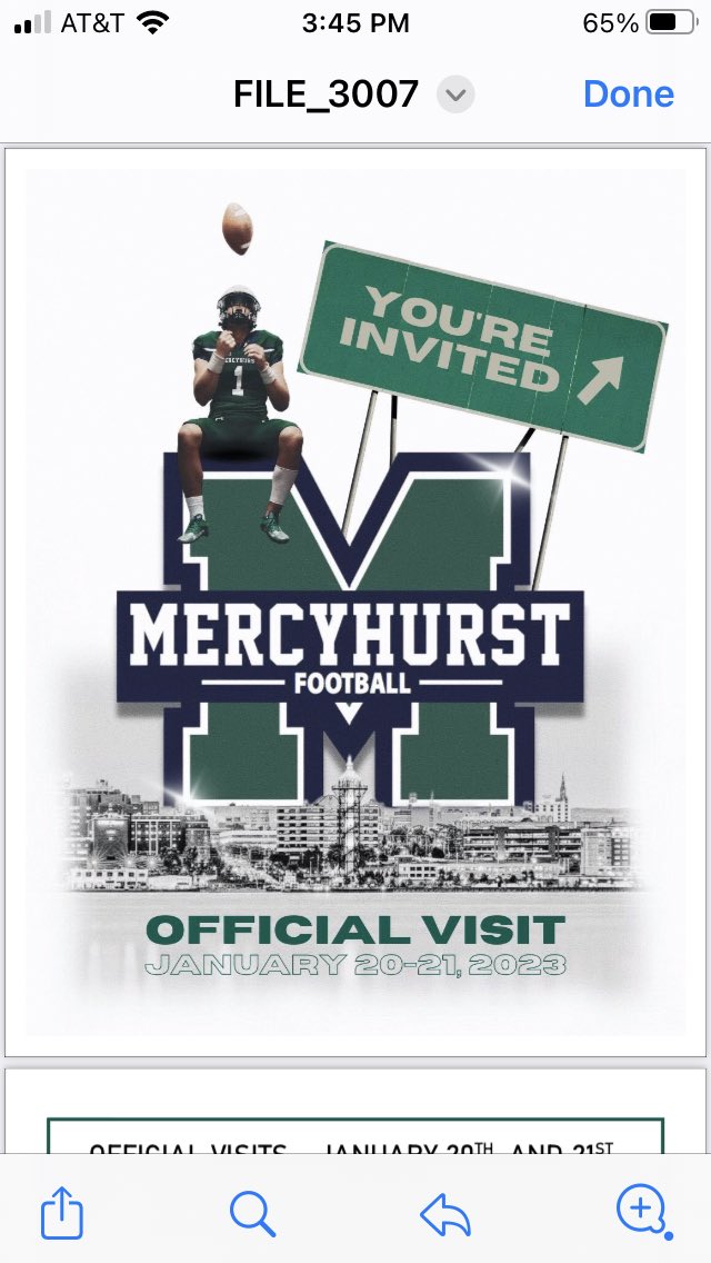_spencerpowell_'s tweet photo. Great visit @MercyhurstFB and grateful for a scholarship offer. Thank you @CoachRiemedio @ElijahAltizer @Alex__Townsend4 #CarpeDiem https://t.co/lFooBzr5ZL