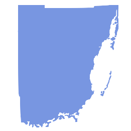 MaxNordau's tweet photo. Left: Miami-Dade County before 2022 redistricting

Right: Miami-Dade County after 2022 redistricting https://t.co/CDwKaaDPSf