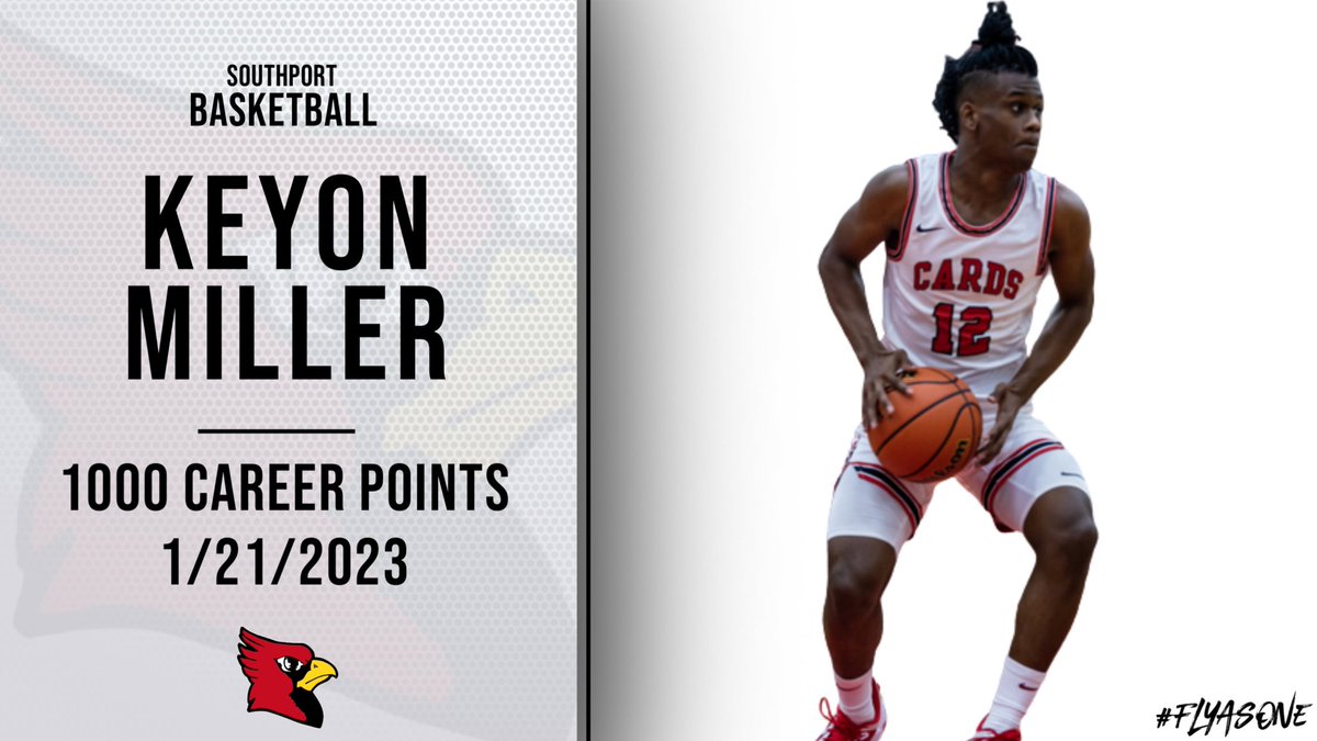 Congratulations to <a href="/Keyonmiller12/">Keyon Miller</a> for scoring his 1000th career point tonight!