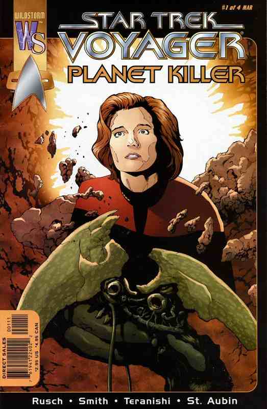 #TrekComics365 021 Wildstorm #StarTrek    Voyager: Planet Killer 1/3 (2001) 'Ultimate Weapon' Rusch & Smith/Teranishi & St. Aubin The Voyager crew face-off against a 'Doomsday Machine', similar to that which Kirk dispatched. It is about to destroy a civilised alien world...