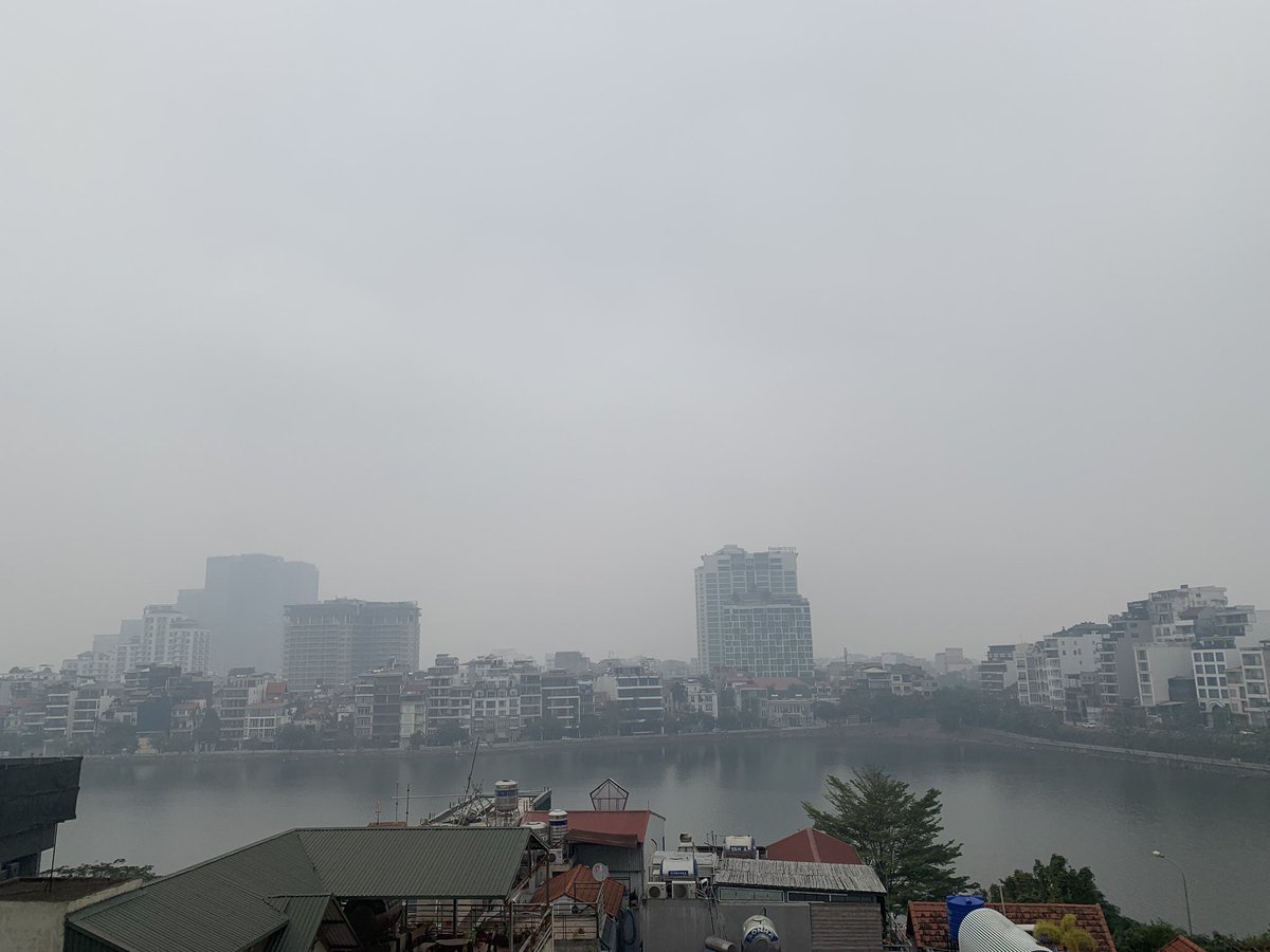 Flo_Feyerabend's tweet photo. Happy New Year?! The new lunar year in #Hanoi 🇻🇳 starts with record levels of polluted, toxic air ☁️ 🤿 - worse than any other regional capital.… UN GA 🇺🇳 in July’22 passed a resolution decl. that everyone on the planet has a right to a healthy environment, including clean air. https://t.co/rkLCkMsJ7m