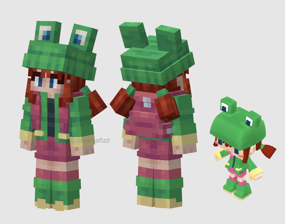 Aoi 💞❤️‍🩹 #1 Starfox Enjoyer on X: I made Minecraft skins for the  riptide trio! You're welcome to use them! idk if you'll be able to use them  if downloaded through Twitter
