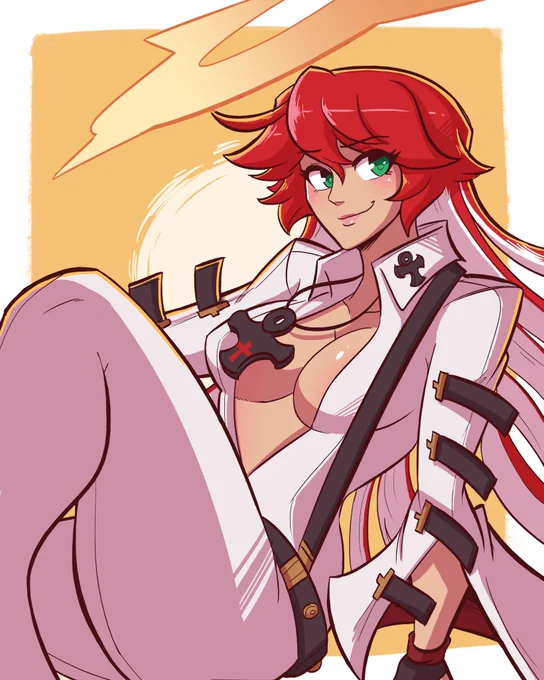 I've been busy with a lot of work art but here's some old Jack O's anyway because she's silly (but also kinda fucked up) #GGST 