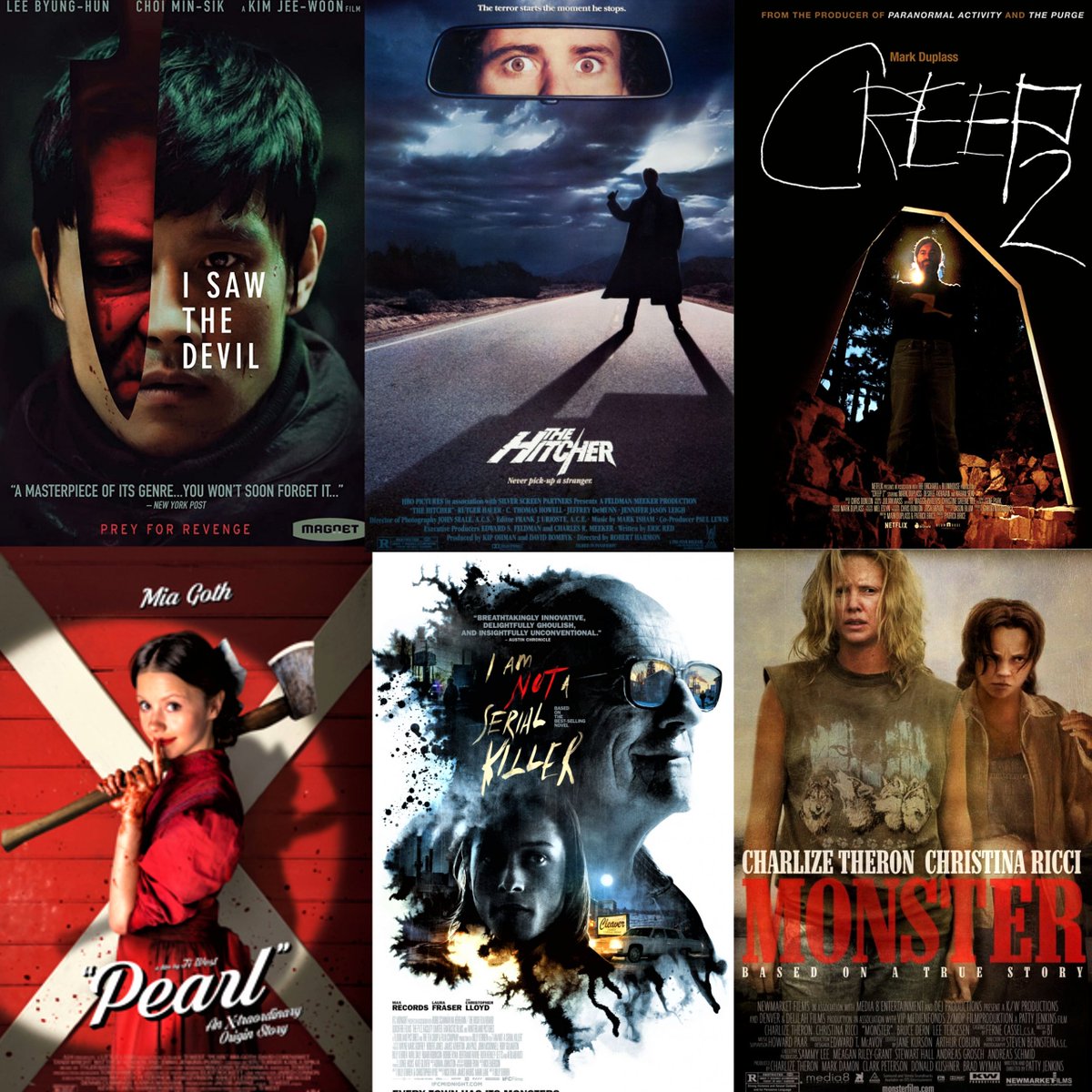 HorrorCarnival's tweet photo. Which one of these six films do you like best? https://t.co/SAtXx7VZ7C