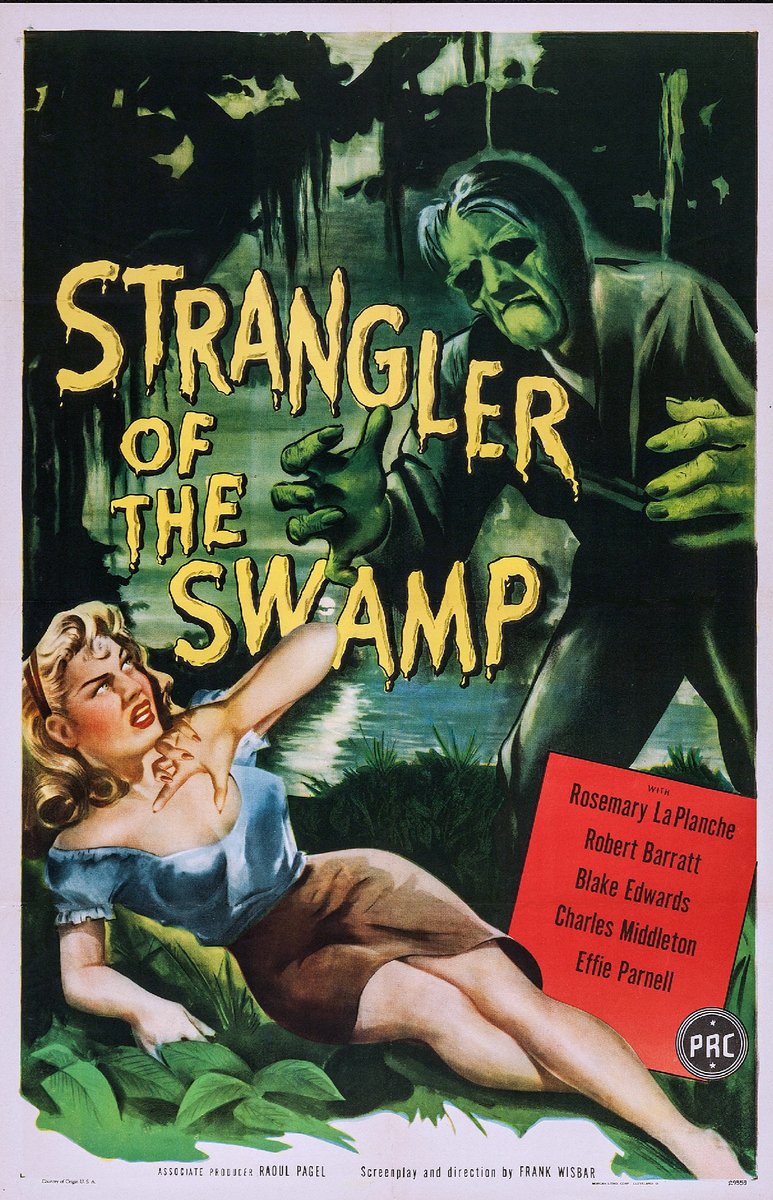 ScottMWest's tweet photo. #NowWatching Strangler of the Swamp (1946) #Horror #1940s #BlackAndWhite #HorrorFilms #40sHorror #PRC #PovertyRow #Swamp https://t.co/aaSe7qwPEu