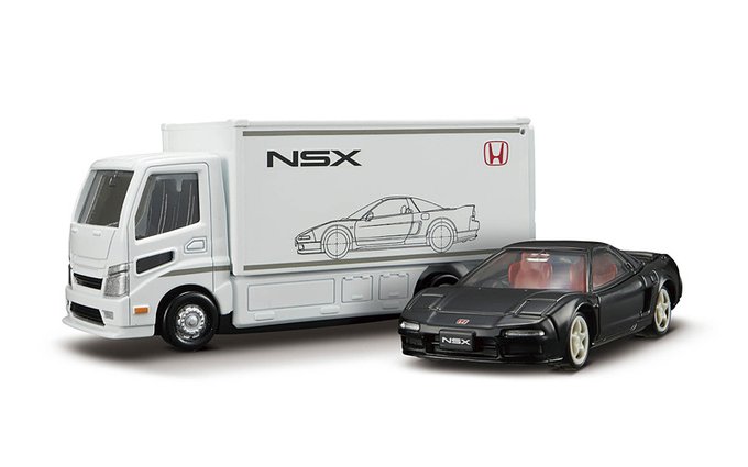 白 フリル付 未開封 トミカプレミアム トランスポーター NSX
