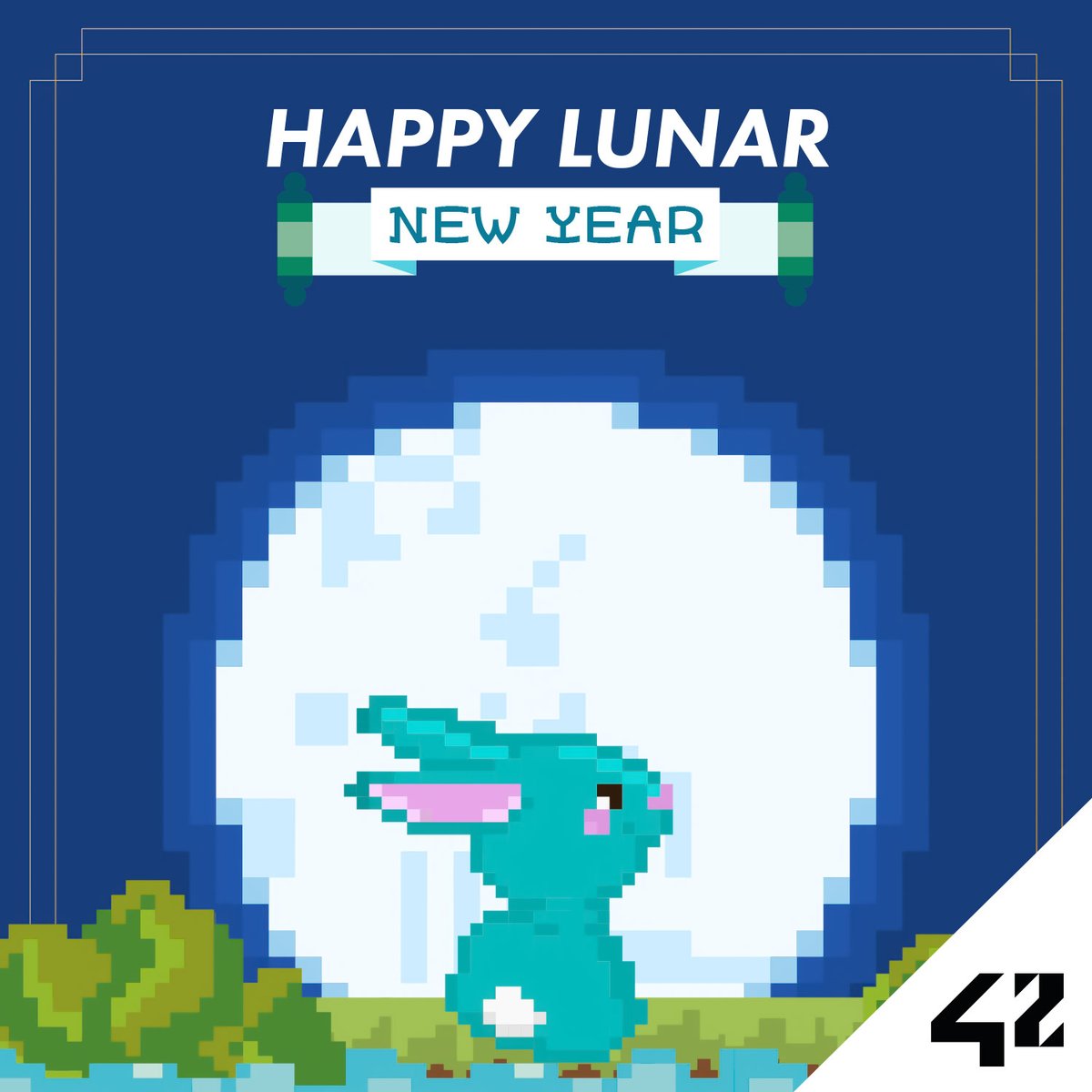 Happy Lunar New Year with 42!

🐰

#42Network #LunarNewYear #YearOfTheRabbit