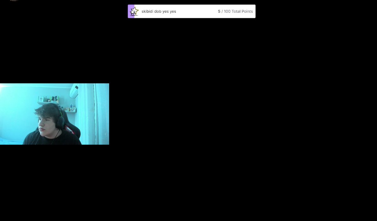 Live W/ facecam link in replies