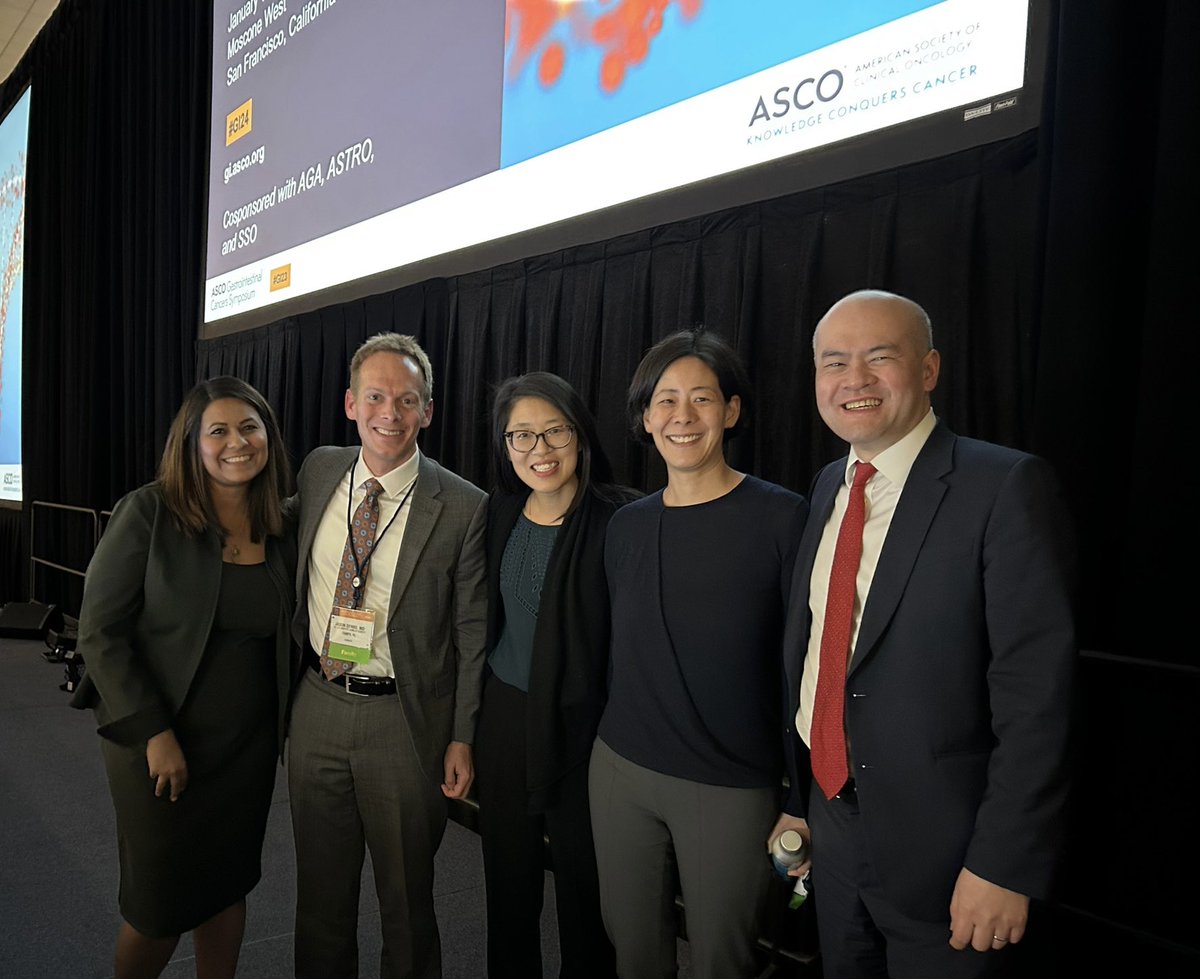 It was an honor to be asked to co-chair the final #GI23 session, Refinement of Metastatic Colorectal Cancer Management. Thanks to @ColonCancerDoc @rachnatshroff and the program committee for such a great meeting! @ASCO @ASTRO_org @AHPBA