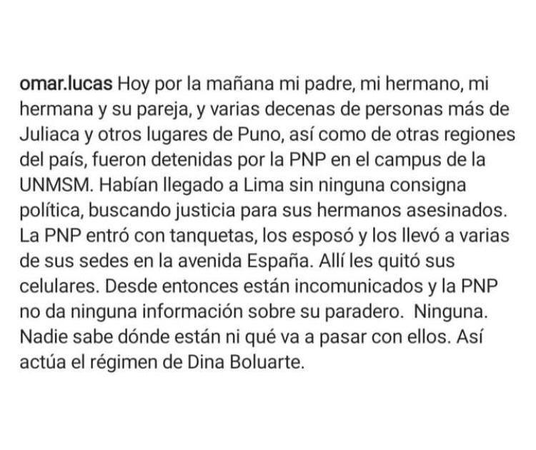Fotoperiodista Omar Lucas denuncia que Policía detuvo a sus familiares en San Marcos, y ahora están desaparecidos 👇👇👇