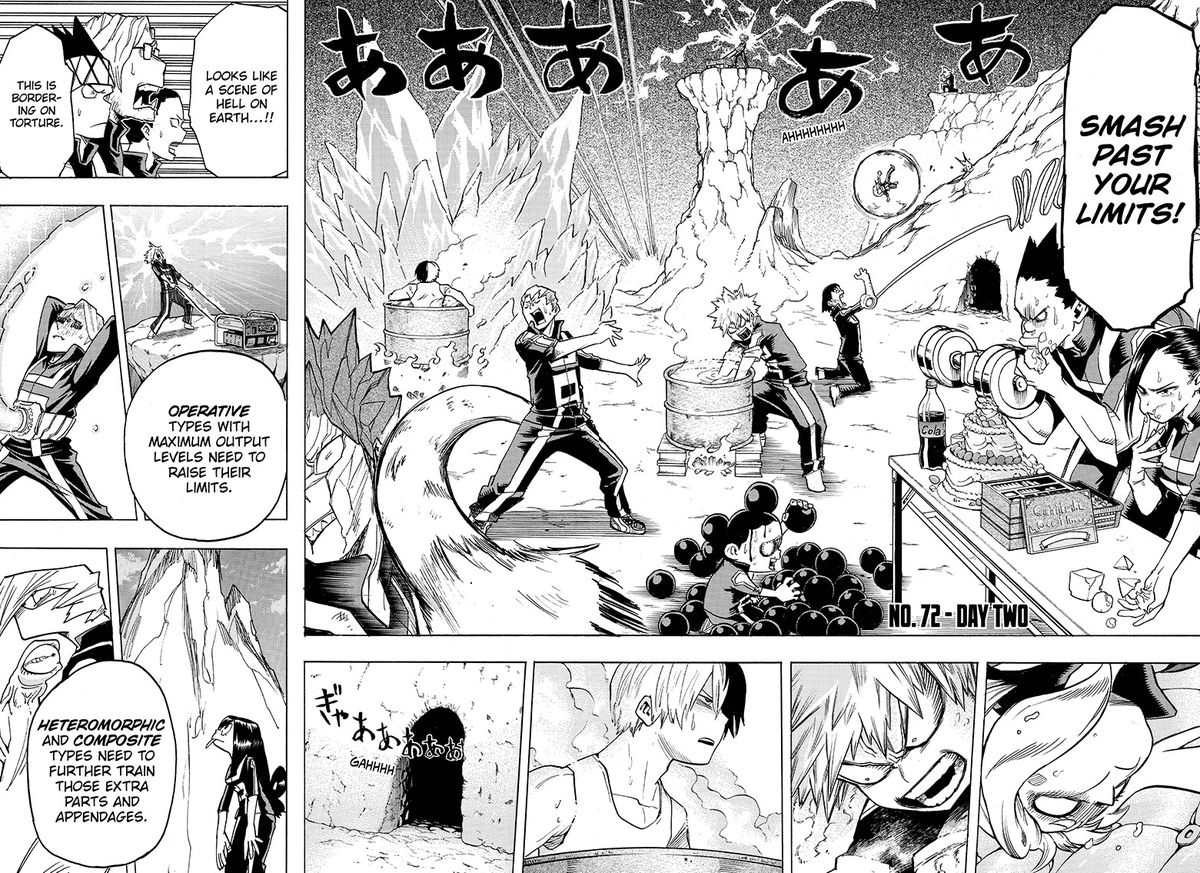 Mountains with more details and more food for Momo and Satou. 