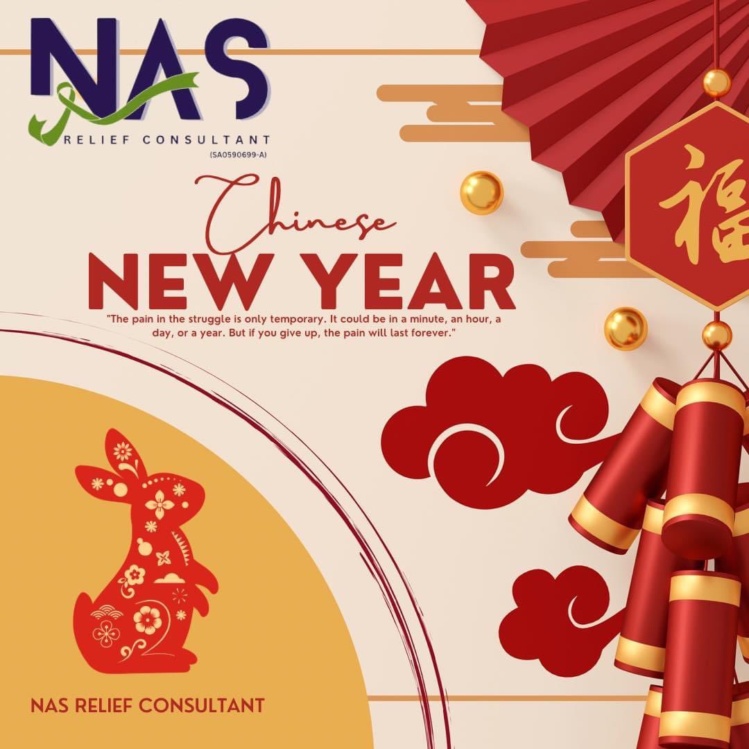 NasRelief's tweet photo. Selamat menyambut Tahun Baru Cina kepada seluruh rakyat Malaysia daripada NASRelief Consultant. https://t.co/19DoBEsbkT