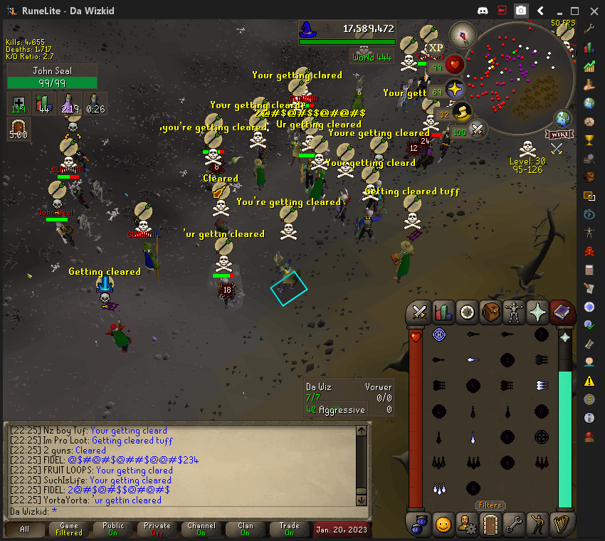 OsrsTuf's tweet photo. Wilderness Update around the corner and the CLumpa alliance can't handle a single year old Australian Clan. Can see how 1 sided this is going to be....
TUF For a way out

https://t.co/XqAjDUa87n https://t.co/BHzbhFMHXm