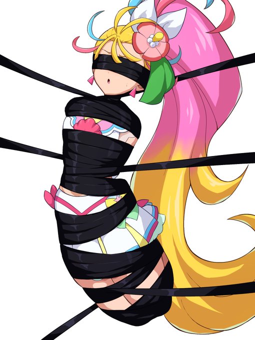 目と口も封じられた差分 