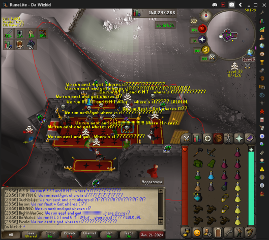 OsrsTuf's tweet photo. Wilderness Update around the corner and the CLumpa alliance can't handle a single year old Australian Clan. Can see how 1 sided this is going to be....
TUF For a way out

https://t.co/XqAjDUa87n https://t.co/BHzbhFMHXm