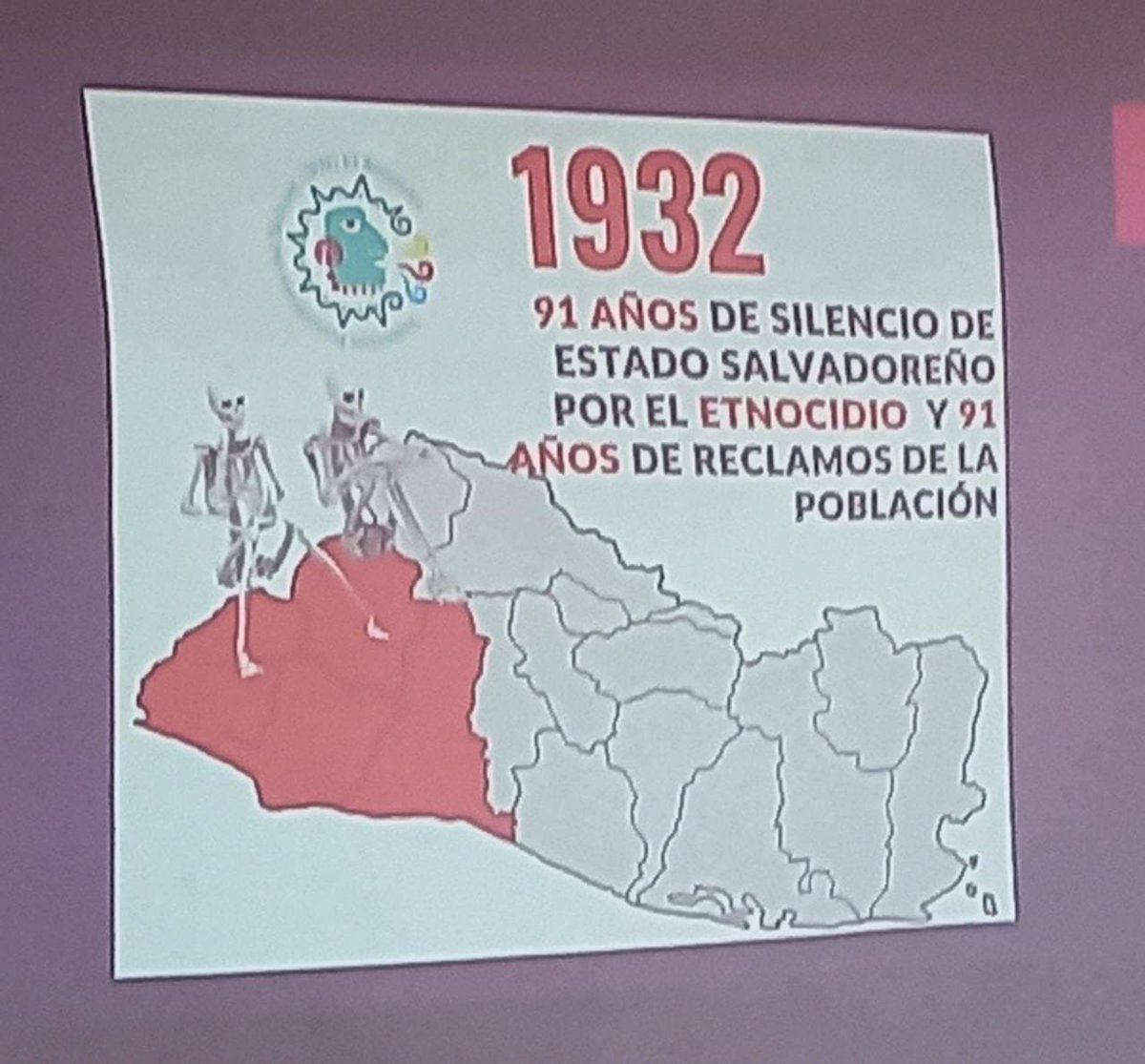 rbsamuel's tweet photo. A 91 años de la brutal masacre contra pueblos originarios del occidente de #ElSalvador,  las nuevas generaciones rinden homenaje a los más de 30,000 mártires de esa macabra acción de la dictadura que estremeció al mundo un 22 de enero de 1932. https://t.co/7p3m82OVPi