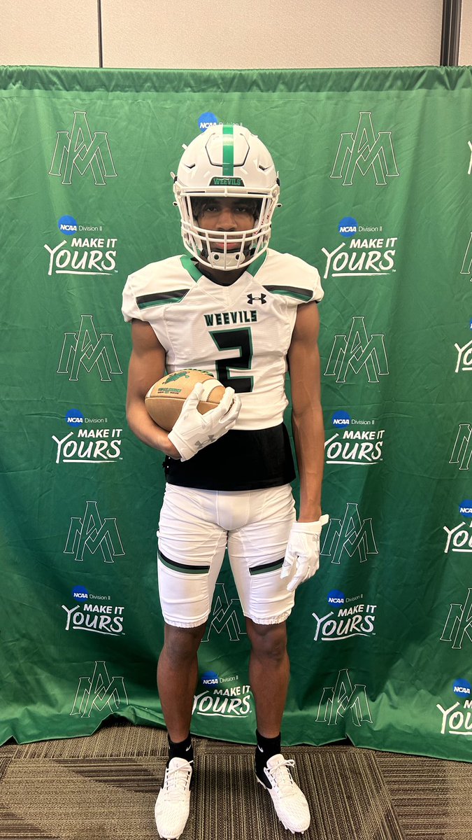 _KCrite2's tweet image. Had a great visit @WeevilFootball today and great talk with @CoachPruitt_UAM