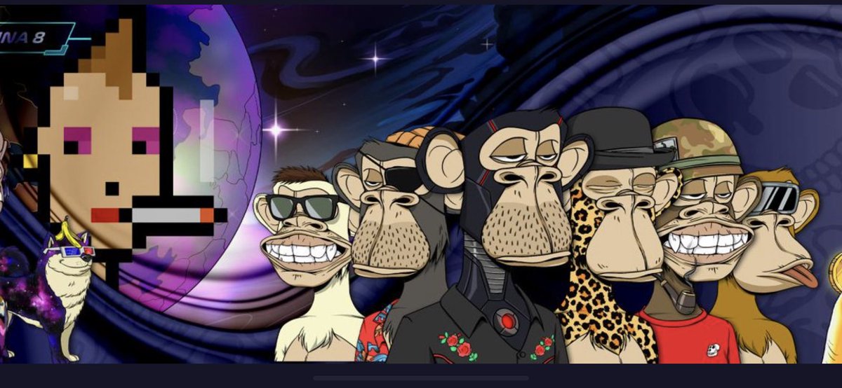 Who is looking to Ape In??? <a href="/BoredApeYC/">Bored Ape Yacht Club 🍌</a> #NFTs 

DMs open - looking to offload a couple in the next few months👇