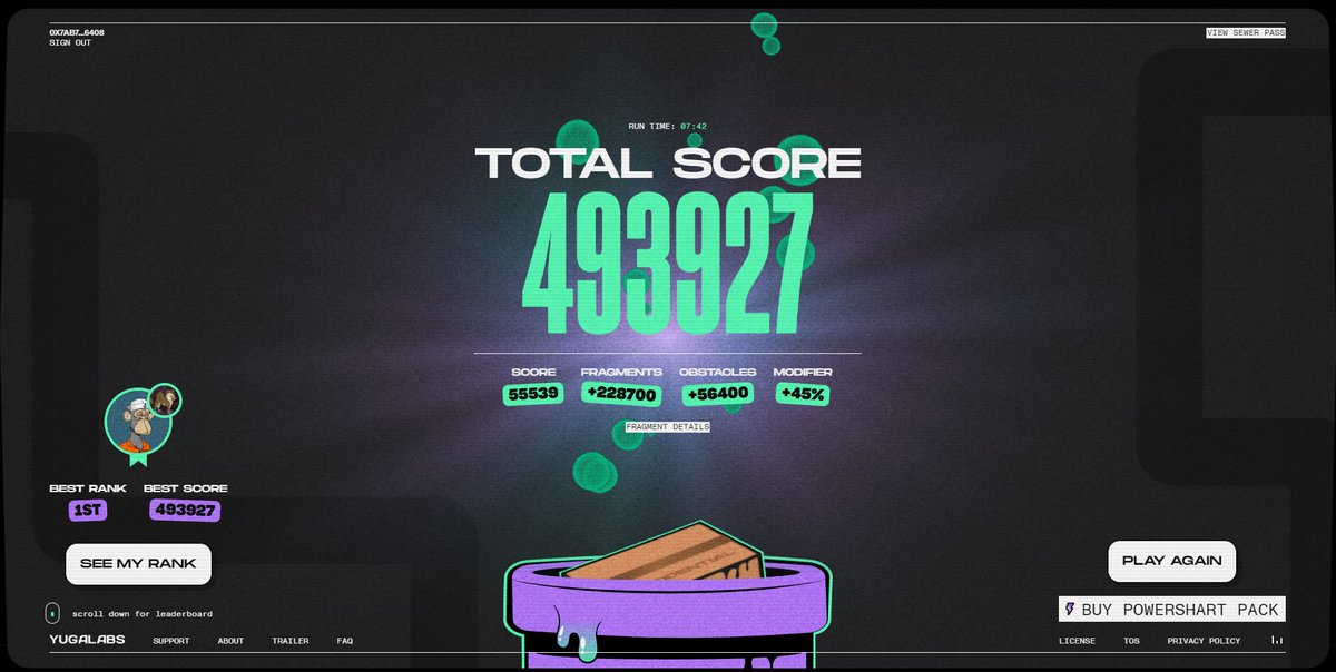 ArtofConviction's tweet photo. Never listen to Rengoku's theme while playing Dookey Dash. Never in my life I've been in such a flow state. https://t.co/Y6GbNRIuU0