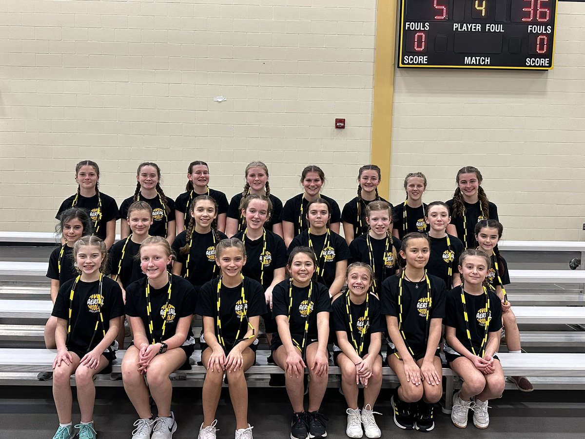 Great halftime at the Avon Girls Basketball game today!