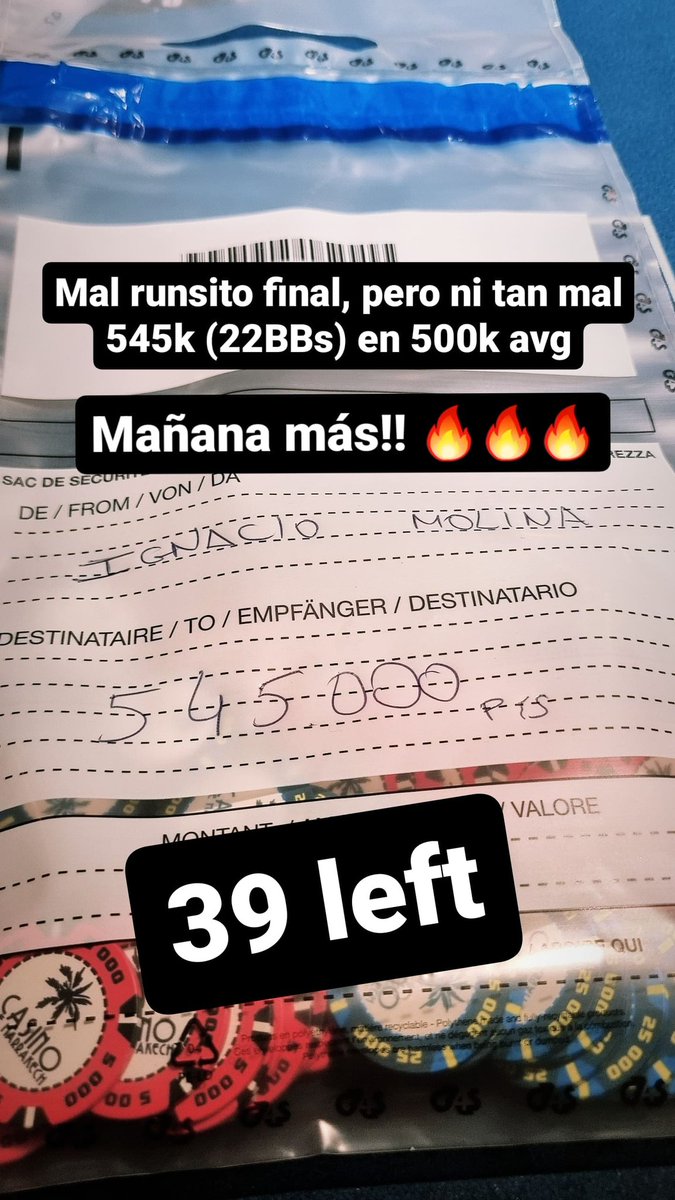 IgnaPoker83's tweet image. Dia 2 del #MonsterStack con 545k en 500k avg...

39 left y 35k€ + anillito on top!! 🔥🔥🔥

#Cuaaackkk 🦆🚀🦆🚀🦆🚀