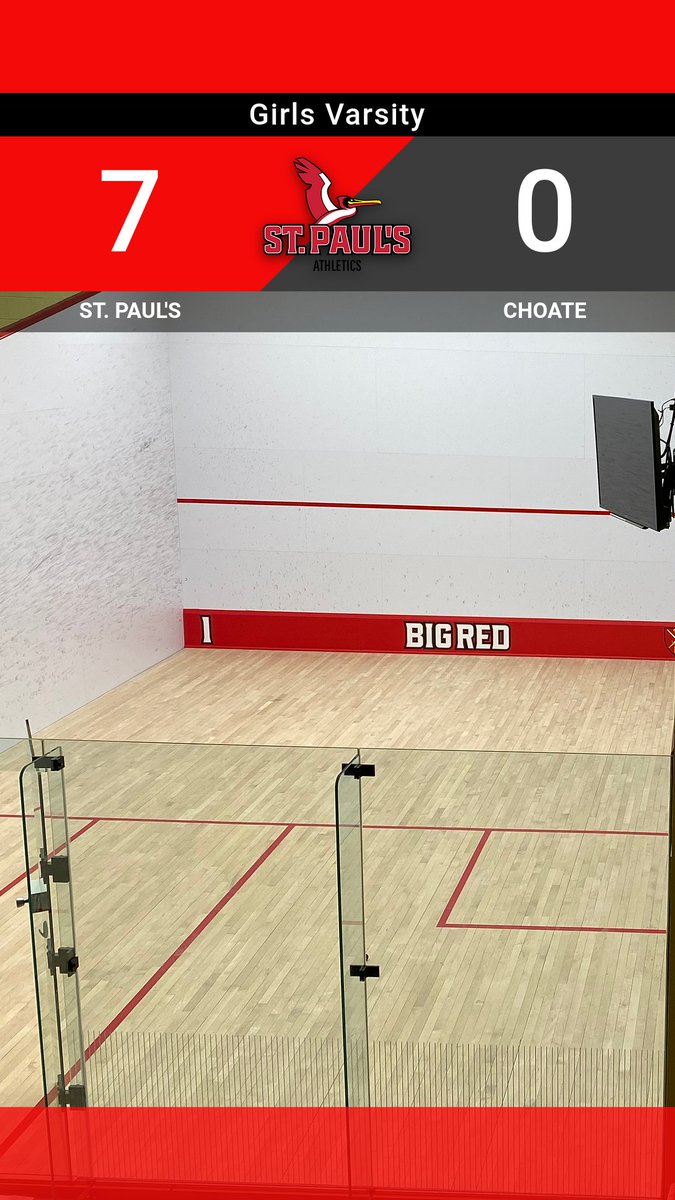 St. Paul's School Squash (@spssquash) on Twitter photo Great wins today by SPS Squash-- Boys Varsity, Girls Varsity, and Boys JV all had 7-0 wins over gritty and tough Choate at home. Back at it on Monday with a showdown with Groton. <a href="/NESQUASH/">NEISA</a> <a href="/NEPSAC/">NEPSAC ยฎ</a> <a href="/StPaulsSchoolNH/">St. Paul's School</a> <a href="/ChoateAthletics/">Choate Athletics</a> @ChoateSquash Great wins today by SPS Squash-- Boys Varsity, Girls Varsity, and Boys JV all had 7-0 wins over gritty and tough Choate at home. Back at it on Monday with a showdown with Groton. <a href="/NESQUASH/">NEISA</a> <a href="/NEPSAC/">NEPSAC ยฎ</a> <a href="/StPaulsSchoolNH/">St. Paul's School</a> <a href="/ChoateAthletics/">Choate Athletics</a> @ChoateSquash