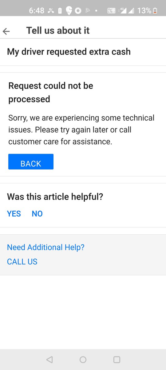 expressionistn's tweet photo. @Olacabs this is how your customer support everytime. https://t.co/Dw2fc3kuwo