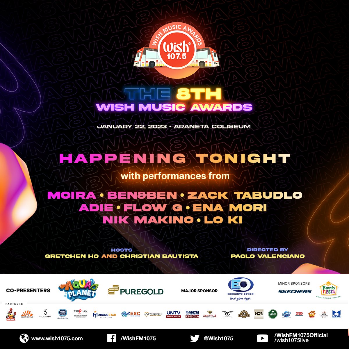 wish1075's tweet photo. The 8th Wish Music Awards will be happening TONIGHT! https://t.co/RxkvXInHGU