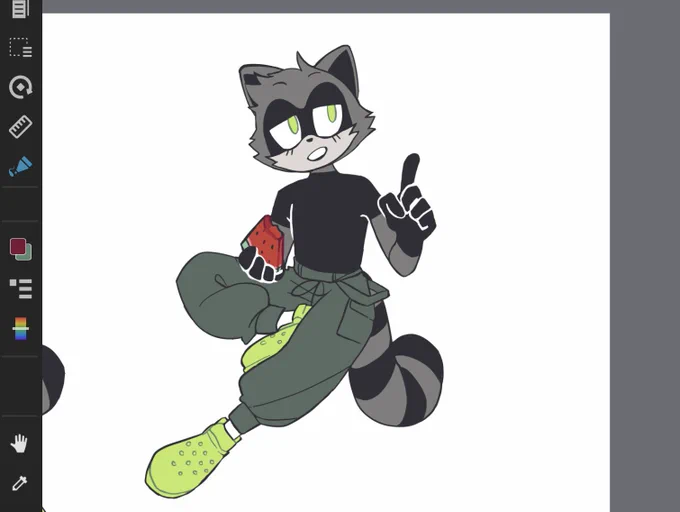 wow do not look at the quality of this it was a screenshot that I kept cropping and didn't realize it loooks like hot garbage here's better context . Rookie mistake...  
