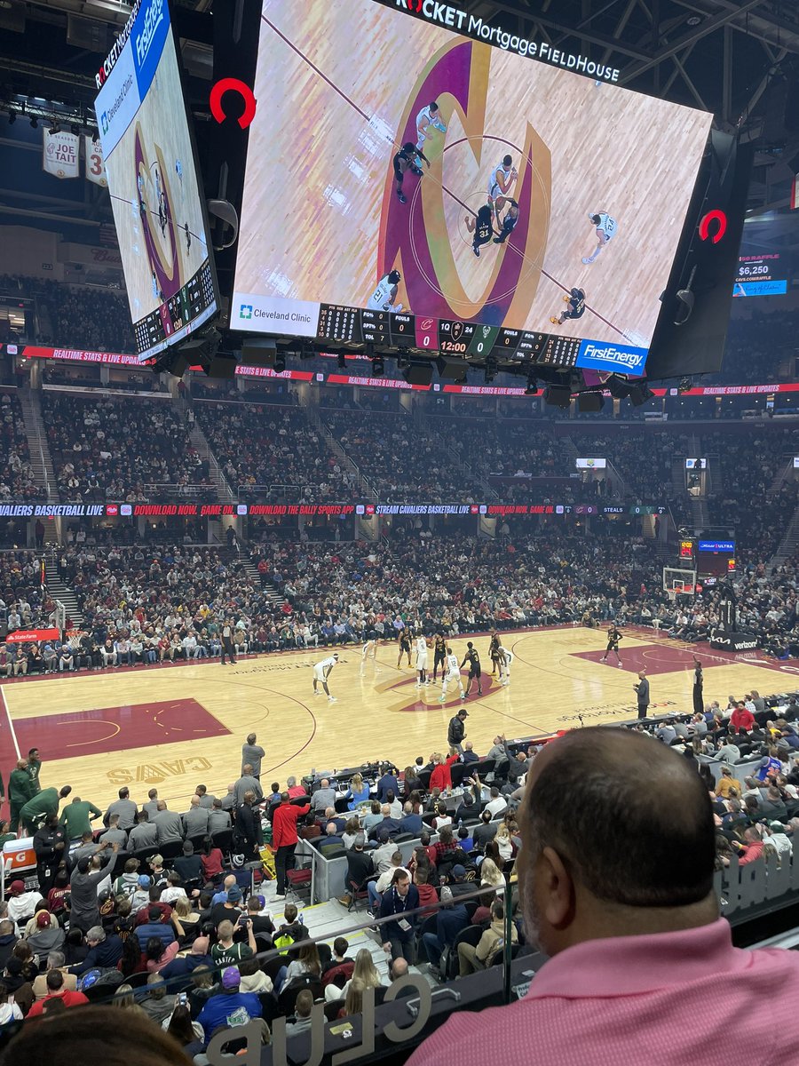 FIRST NBA GAME!! #CAVSVSBUCKS