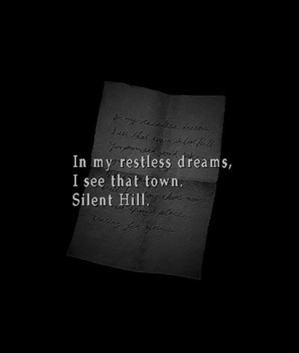 gothish on Twitter "silent hill 2 letters"