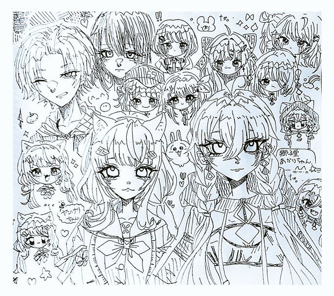 #リプきたキャラでスケブ1枚うめる

ありがとうございました🙌🏻‼️ 