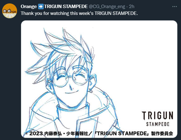 "Thanks for watching this weeks episode of Trigun Stampede" ๐
They say like they didn't just destroy us.