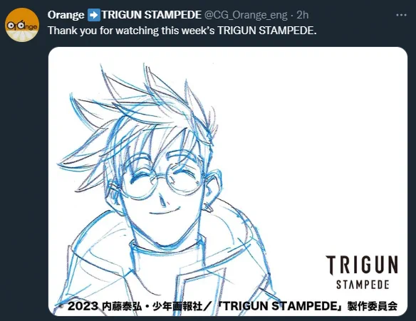 "Thanks for watching this weeks episode of Trigun Stampede" 😄
They say like they didn't just destroy us. 