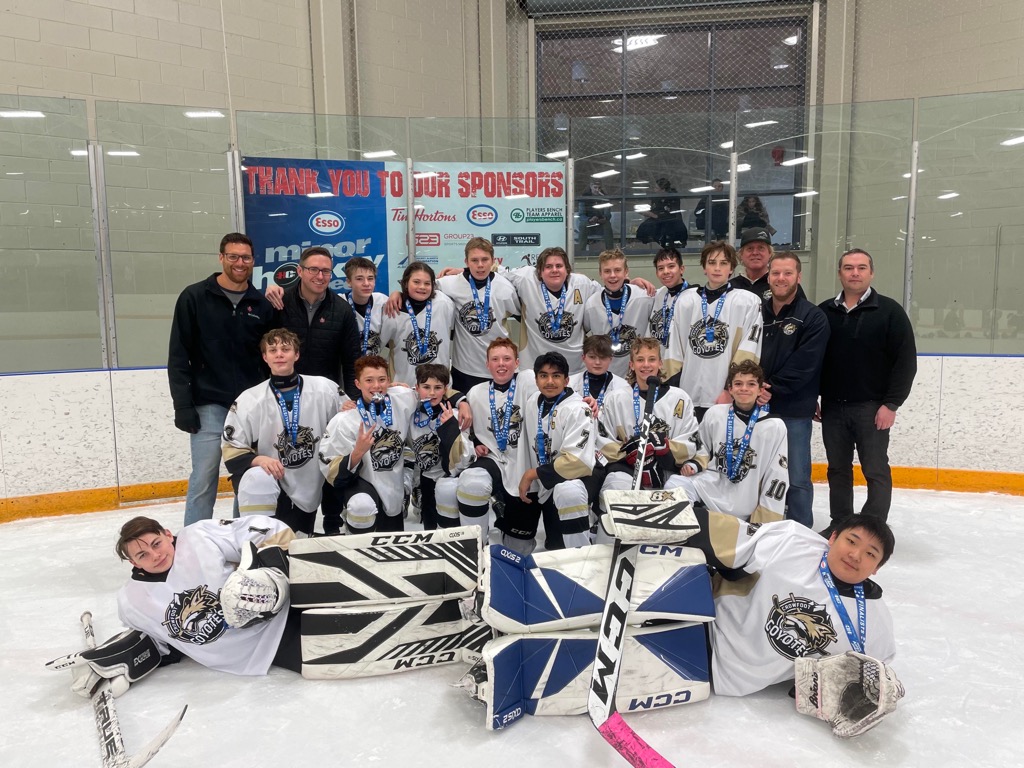 CrowfootHockey's tweet photo. U15NBC1 Silver medal!! @hockeycalgary
#EMHW #EMHW2023 #CrowfootHockey #GoCoyotesGo https://t.co/eSRkdg1Dcl