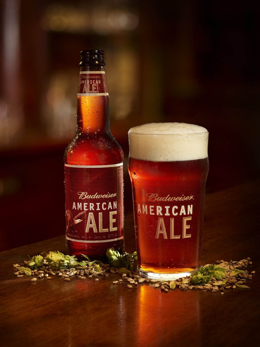 Budweiser American Ale (2008-2011): In an attempt to diversify their offerings and appeal to consumers looking for a 'more complex' alternative to their standard lager, Budweiser released this American-style amber ale, promoted as having a sweet, malty taste and hoppy finish