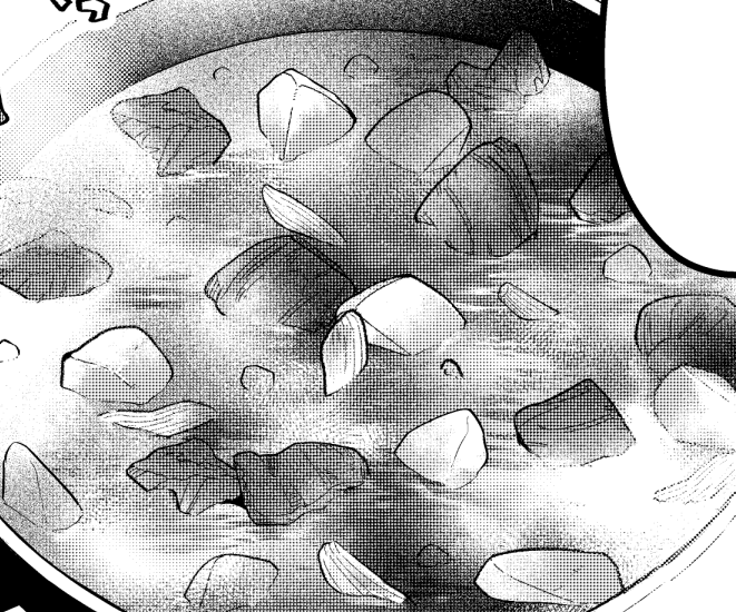 料理にハイライト入れる作業すき 