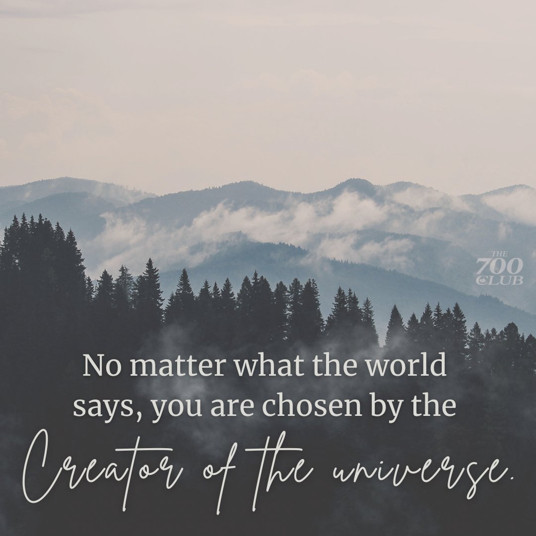 700club's tweet photo. You are chosen for such a time as this. https://t.co/74OqxK0jdv