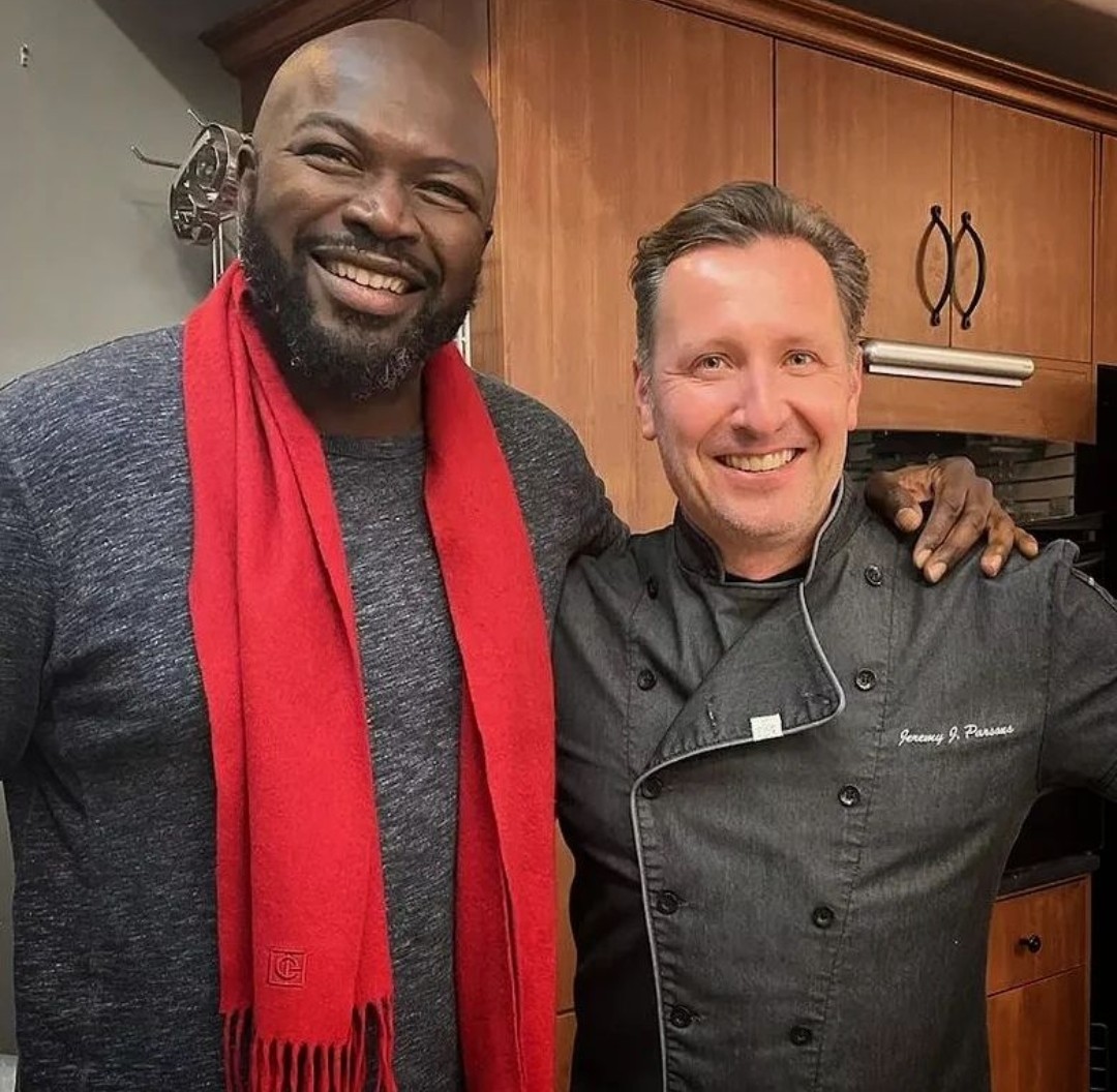 Great night at the <a href="/culinarydrinks/">jeremy j parsons</a> cooking class with 2 Hamilton icons <a href="/truehamiltonian/">TRUE HAMILTONIAN</a> and @thecasualgourmet #cooking #cookingclass #booksigning #cookingdemo #dining #yummy #culinarydrinks #gastrogurutv #invitecatering #foodies #foodporn #hamilton #thehammer