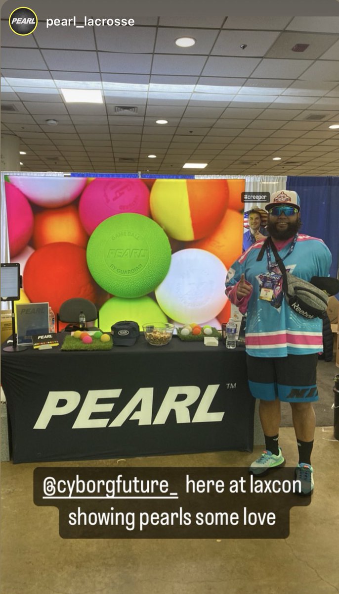 Cyborgfuture_'s tweet photo. @Pearl_Lacrosse 🦾🥍 #MadeInUSA #LAXCON #LAXCON2023 https://t.co/BvvrE0KDpW