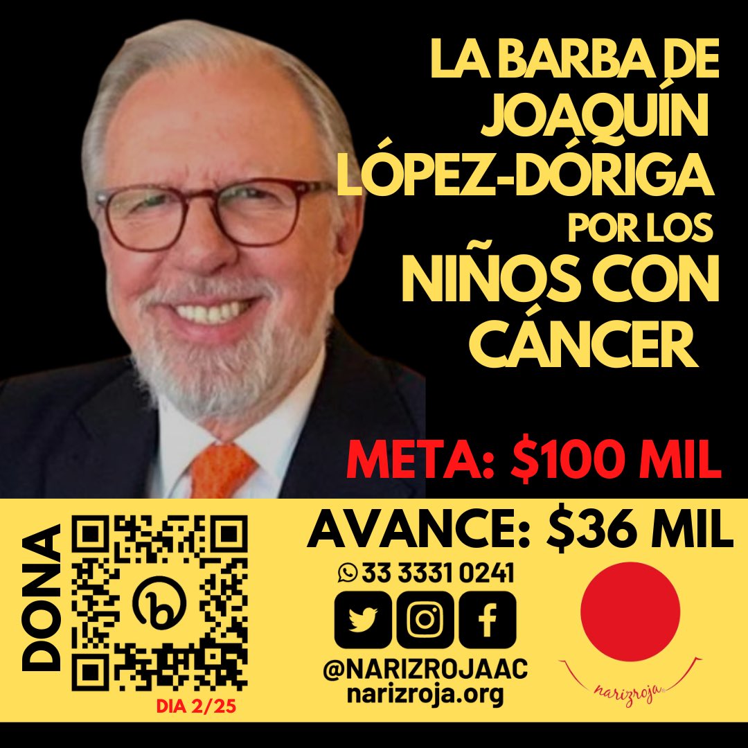 NARIZROJAAC's tweet photo. # ElAmorTodoLoPuede @lopezdoriga se rasurará su barba si con tu ayuda logra reunir $100 mil pesos para ayudar a los niños con cáncer, faltan $64 mil pesos #Dona https://t.co/QACN2Tq4dc Gracias por tu solidaridad 🔴💈 https://t.co/x4Lc1ehhx9