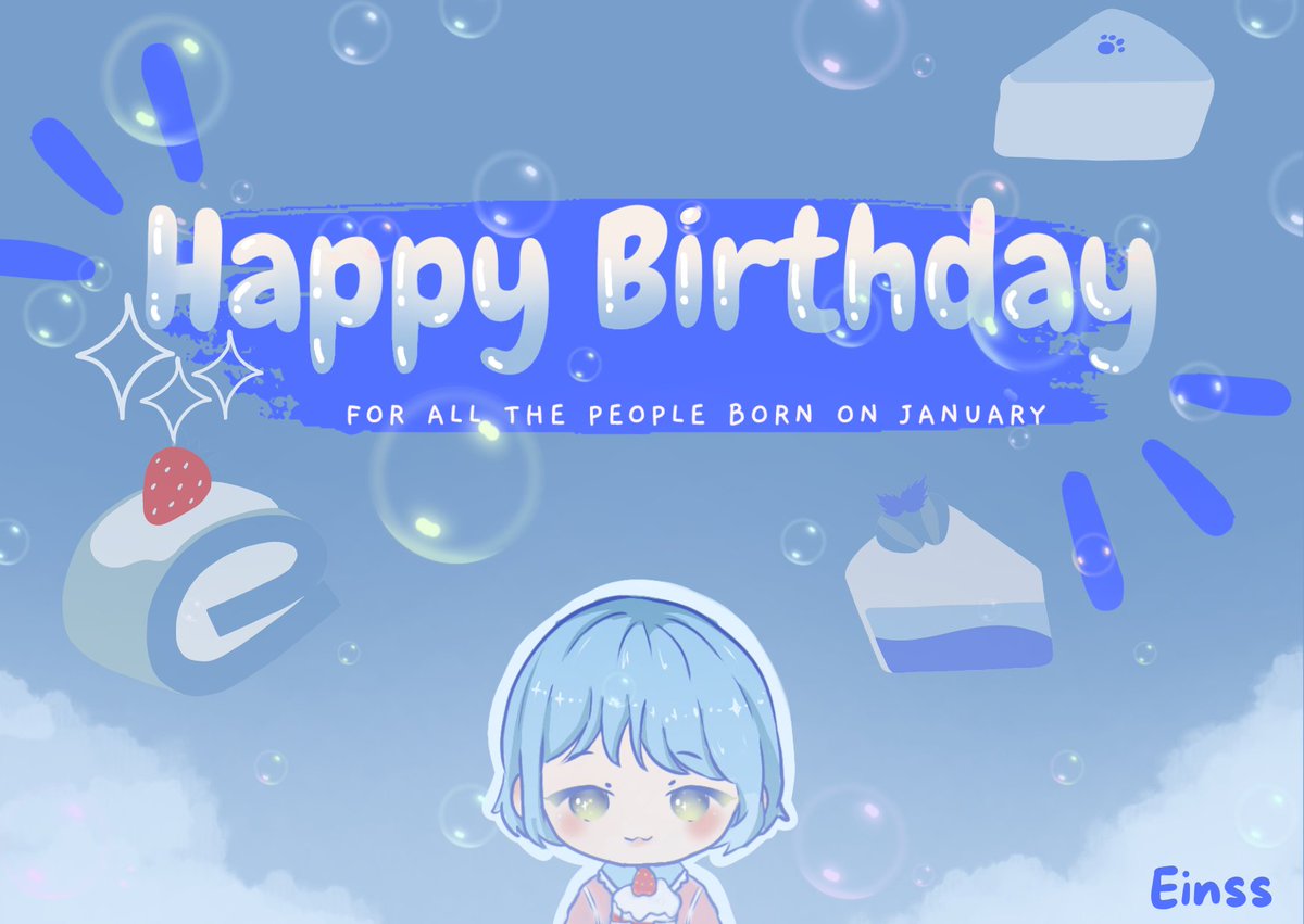 Happy Birthday January Babies ❤

Been idle for so long cuz of med school.