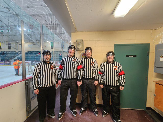 Working the Donnini’s High School tournament in Grand Falls-Windsor on Hockey Day in Canada Ian Moores
Chad Legge Dustin Budgell
Corey Mercer #HockeyDayInCanada #hockeyday