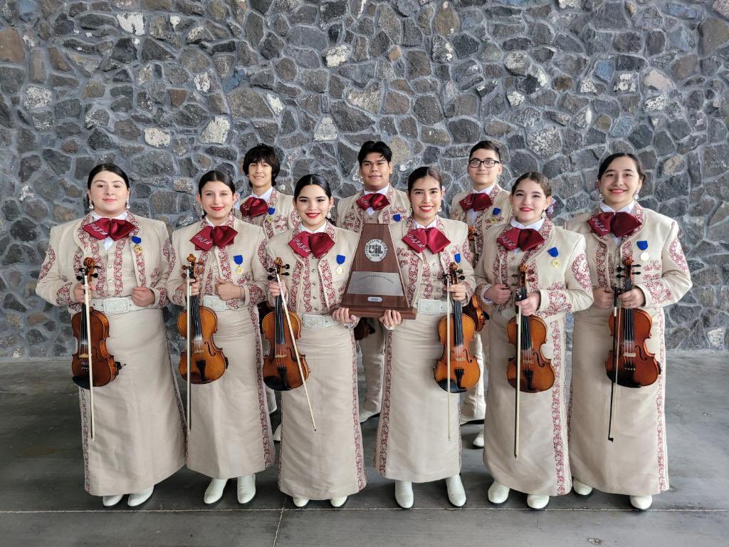 PSJAECHS's tweet photo. During today's UIL RGV Mariachi Contest, our BEAR Mariachi earned a sweepstakes Superior Division 1 award! This marks their 8th year advancing to the State Mariachi Festival. They will be performing in Seguin, TX February 24-25th! Congratulations Mariachi Maravilla de San Juan. https://t.co/lcEBw4HOjR
