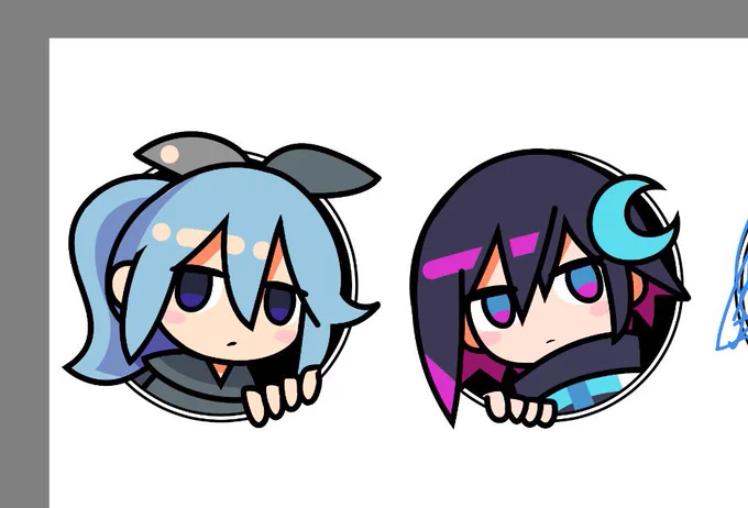 全員分最後まで描き切れたら嬉しいねくらいのノリで始めます #カワイコチャンズ 